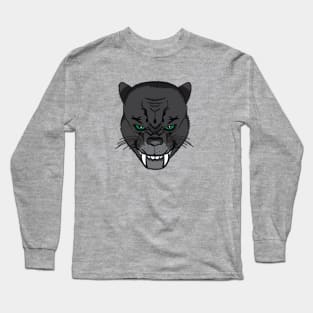 Evil Kitty Cat - Color Long Sleeve T-Shirt